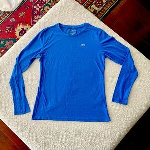 Long Sleeve Knit Top. Performance Tee